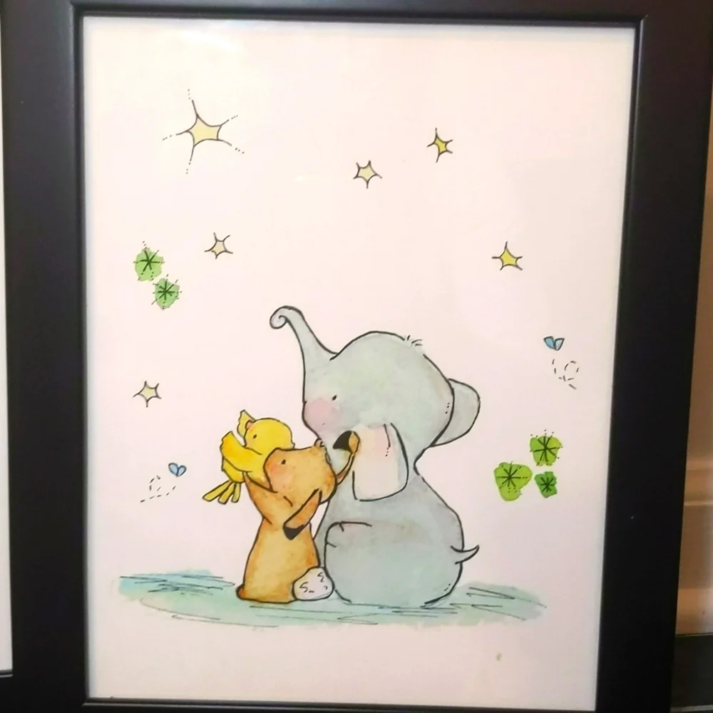 Elephant and Bunny Frames Pictures